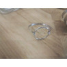 BRACELET JONC ARGENTÉ  ACIER ROND
