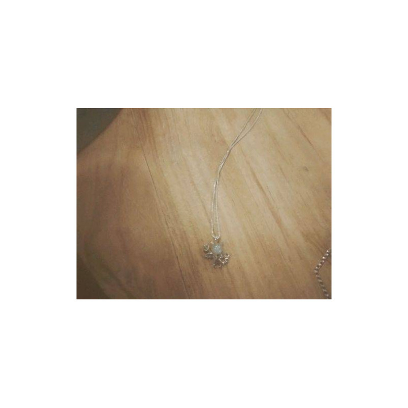 COLLIER ARGENTE PENDENTIFCHAUVE SOURIS