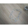 BRACELET ARGENTÉ FORMES MARTELEES