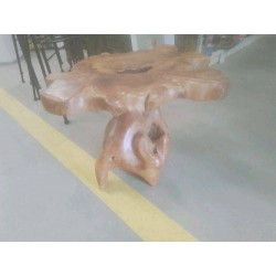 TABLE BASSE RACINE TECK