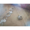 BAGUE FANTAISIE NOIRE FEUILLES