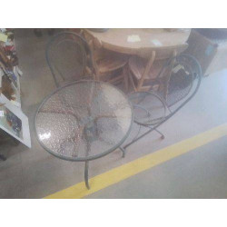 ENS 3P TABLE RONDE METAL...