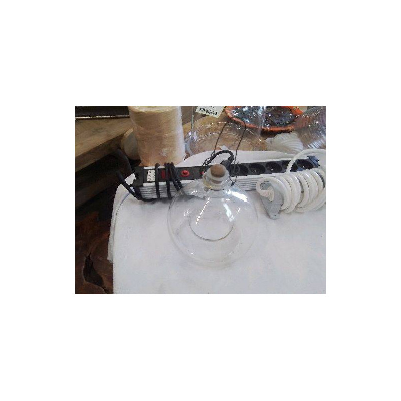 PIEGE A GUEPES BOULE VERRE COMPLET AVEC BOUCHON
