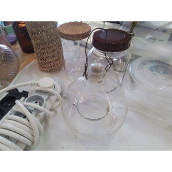 PIEGE A GUEPES BOULE VERRE COMPLET AVEC BOUCHON
