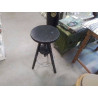 TABOURET NOIR REGLABLE