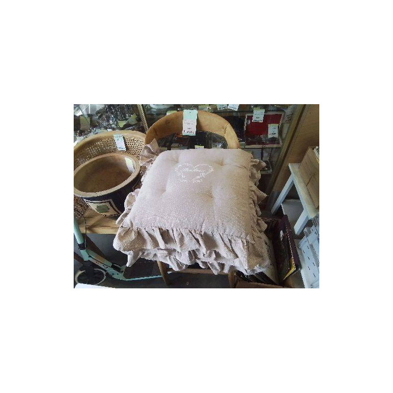 LOT 2 GALETTES CHAISE +1 ENL ETAT VOLANTS MAISONS DU MONDE