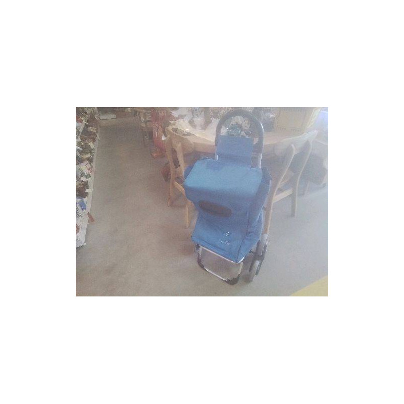 CHARIOT CADDY A COURSES 3 ROUES BLEU THERMO AURORA