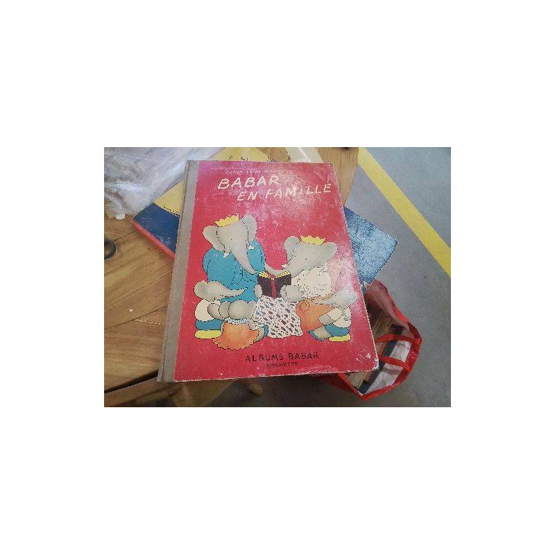 BD ANCIENNE 1938 BABAR EN FAMILLE