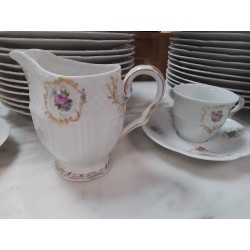 SERVICE VAISSELLE LIMOGES FLEURI GEORGES BOYER