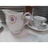 SERVICE VAISSELLE LIMOGES FLEURI GEORGES BOYER