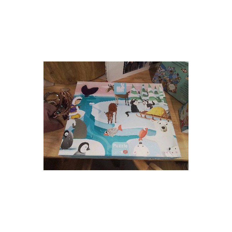 PUZZLE A TOUCHER JANOD BANQUISE COMPLET 20 PIECES