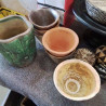 POT A RESINE ANCIEN GEMMAGE  A L UNITÉ 