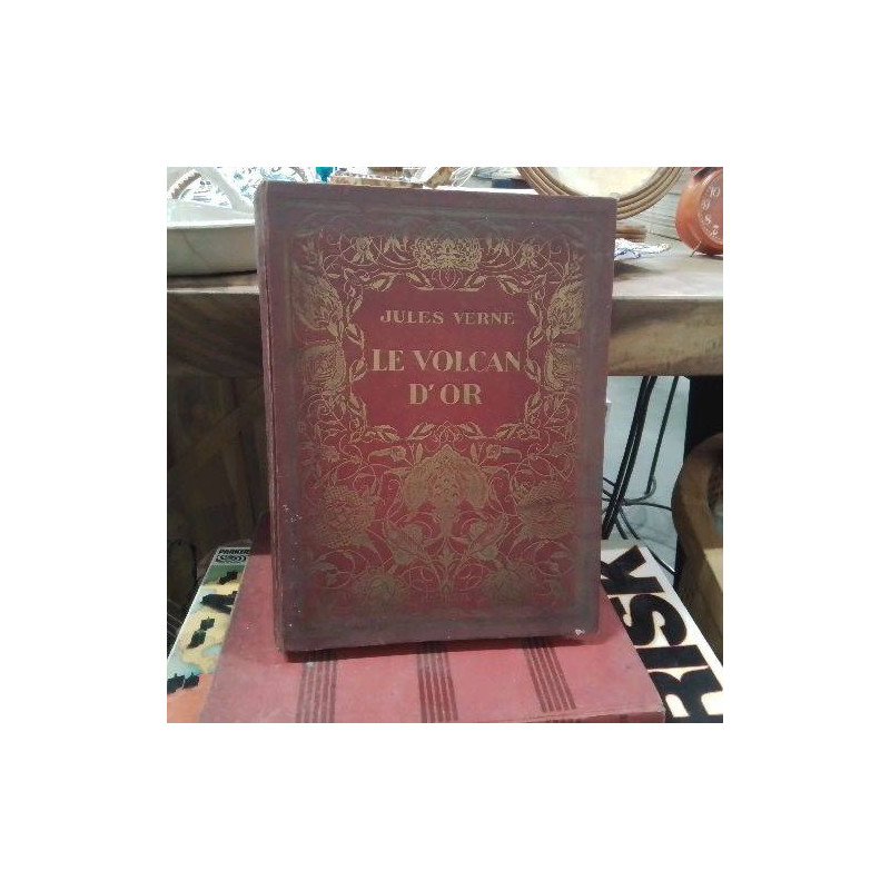 LIVRE ANC LE VOLCAN D OR JULES VERNE