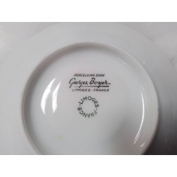 SERVICE VAISSELLE LIMOGES FLEURI GEORGES BOYER