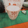 CACHE POT BLC DÉCOR ETOILES RGE