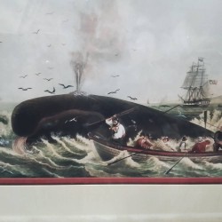 TABLEAU LA PECHE A LA BALEINE RALEIGH