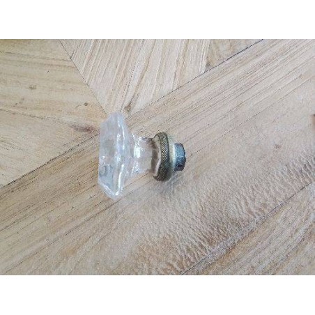 POIGNÉE DE PORTE CRISTAL ANC